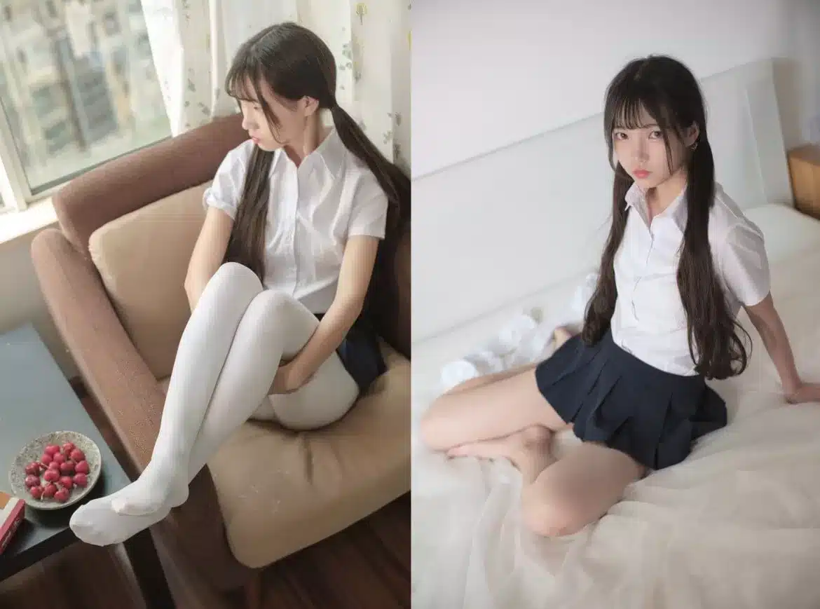 [森萝财团]萝莉丝足写真 X-034 JK白丝清纯小妹[内含视频]