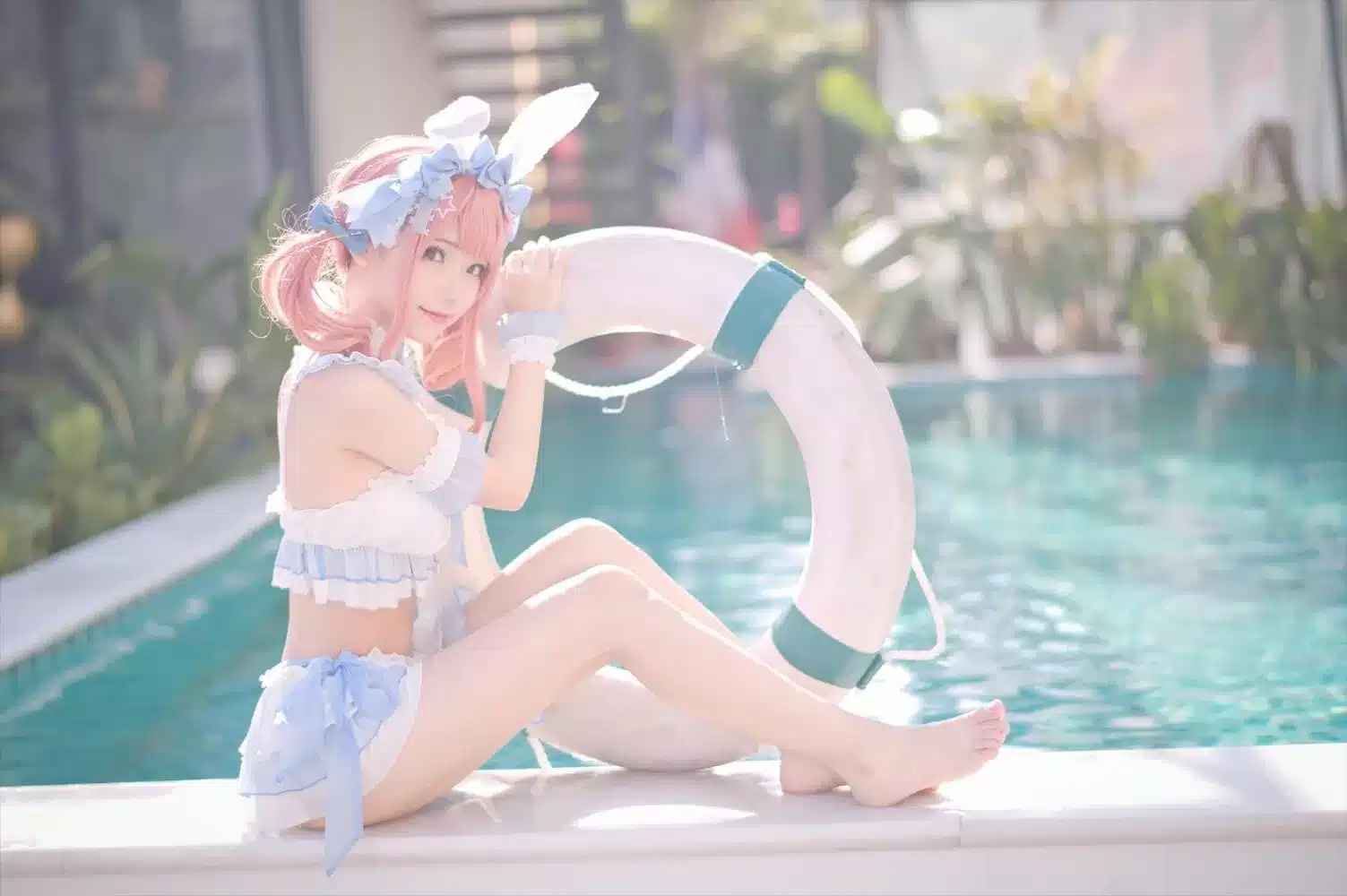 花柒Hana  夏日甜芯泳装写真