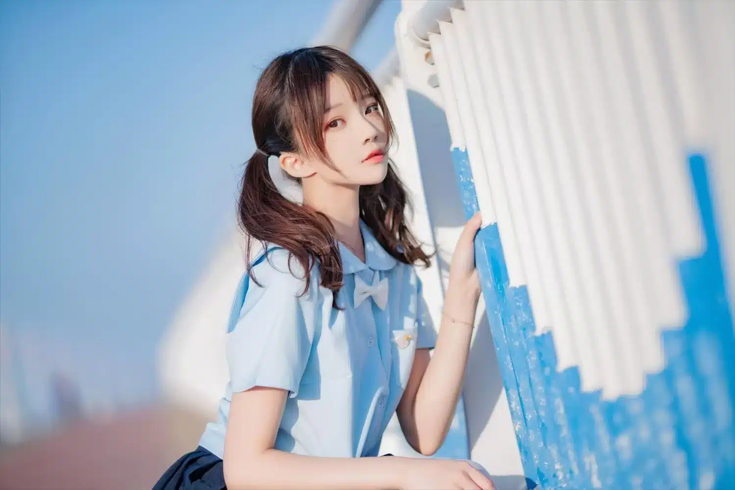 桜桃喵 – 蔚蓝 [33P]