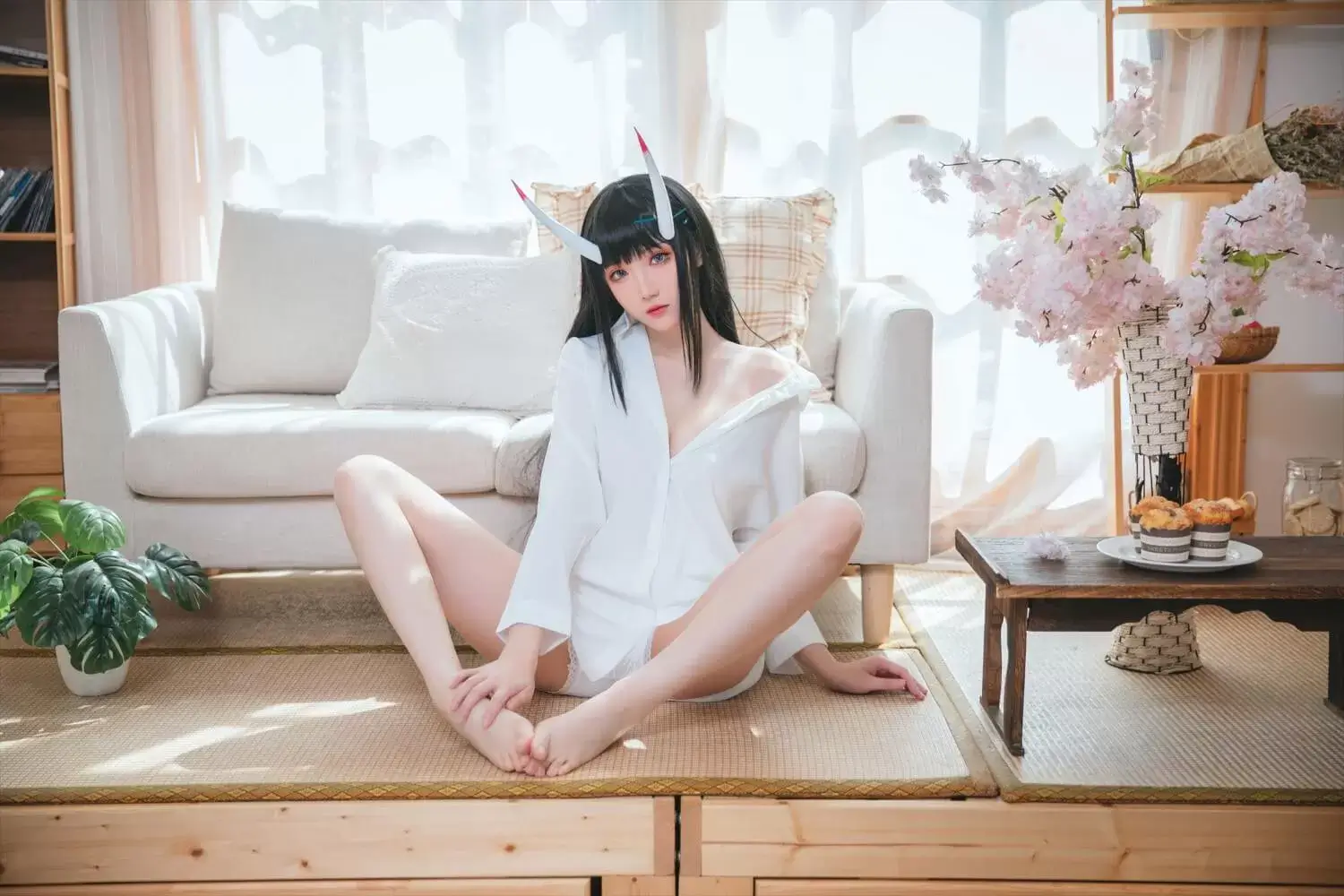 瓜希酱 – 能代衬衣
