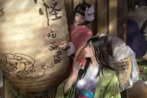 妖怪 灯笼 面馆 西瓜 猫 3D 4K高清壁纸