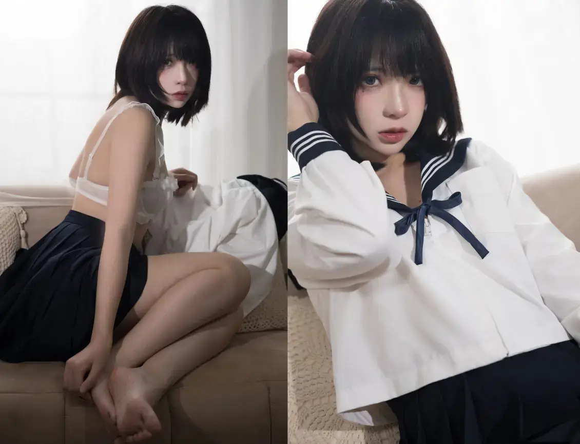 疯猫ss – 制服JK过膝袜