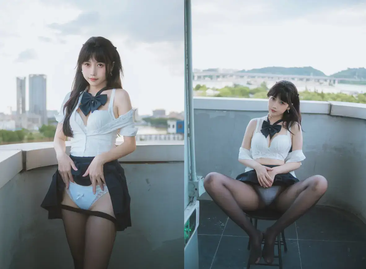 不呆猫 – JK学妹户外