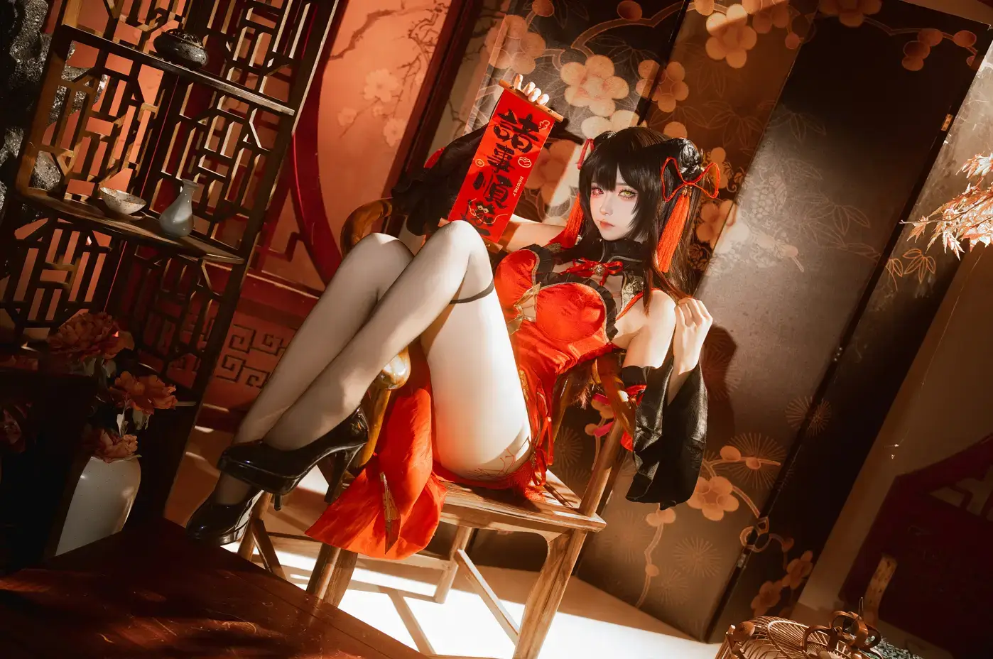 Seya-狮砸 – 2025年01月限定 狂三旗袍