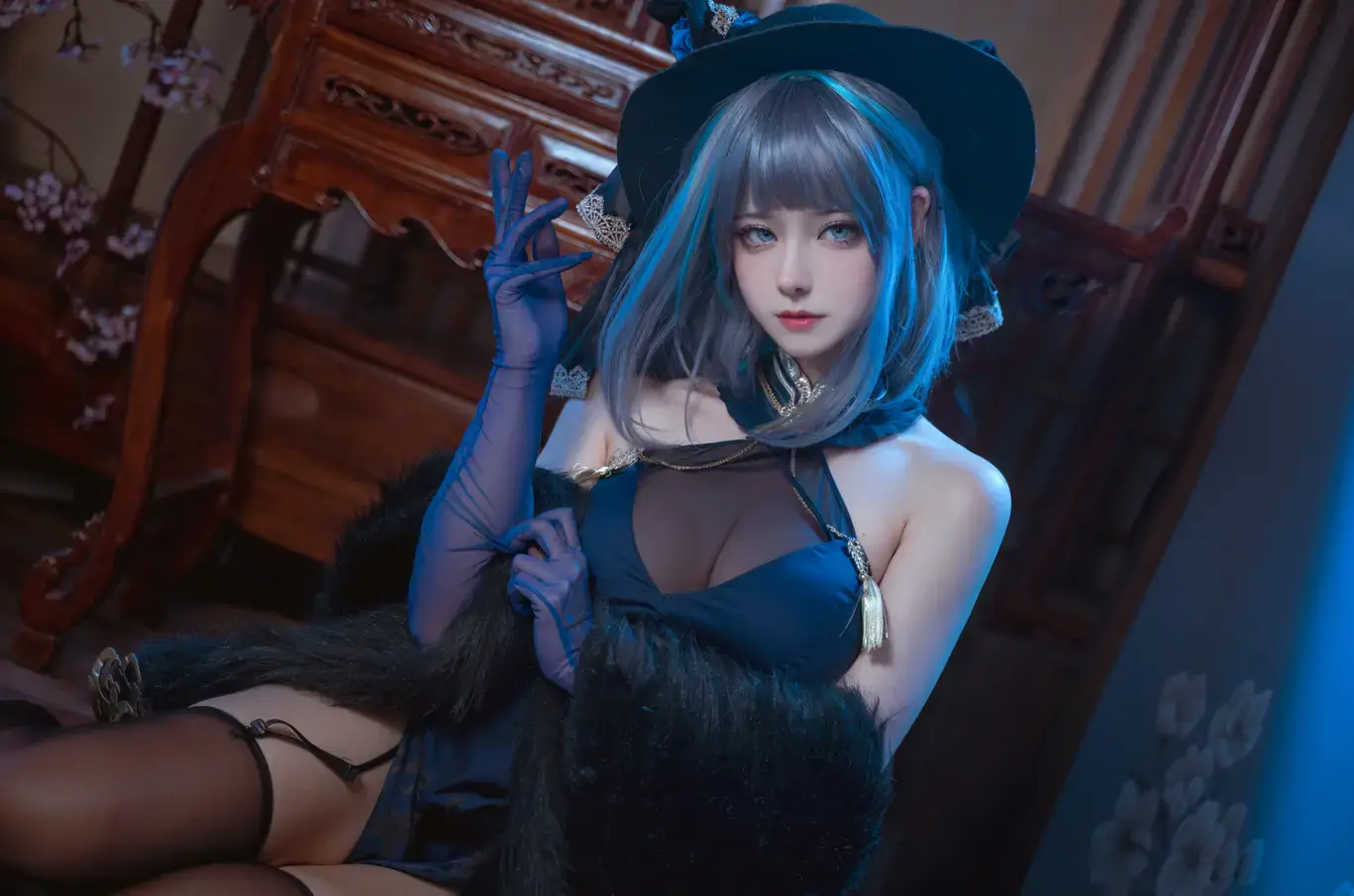 Seya-狮砸 – 碧蓝航线 柴郡旗袍