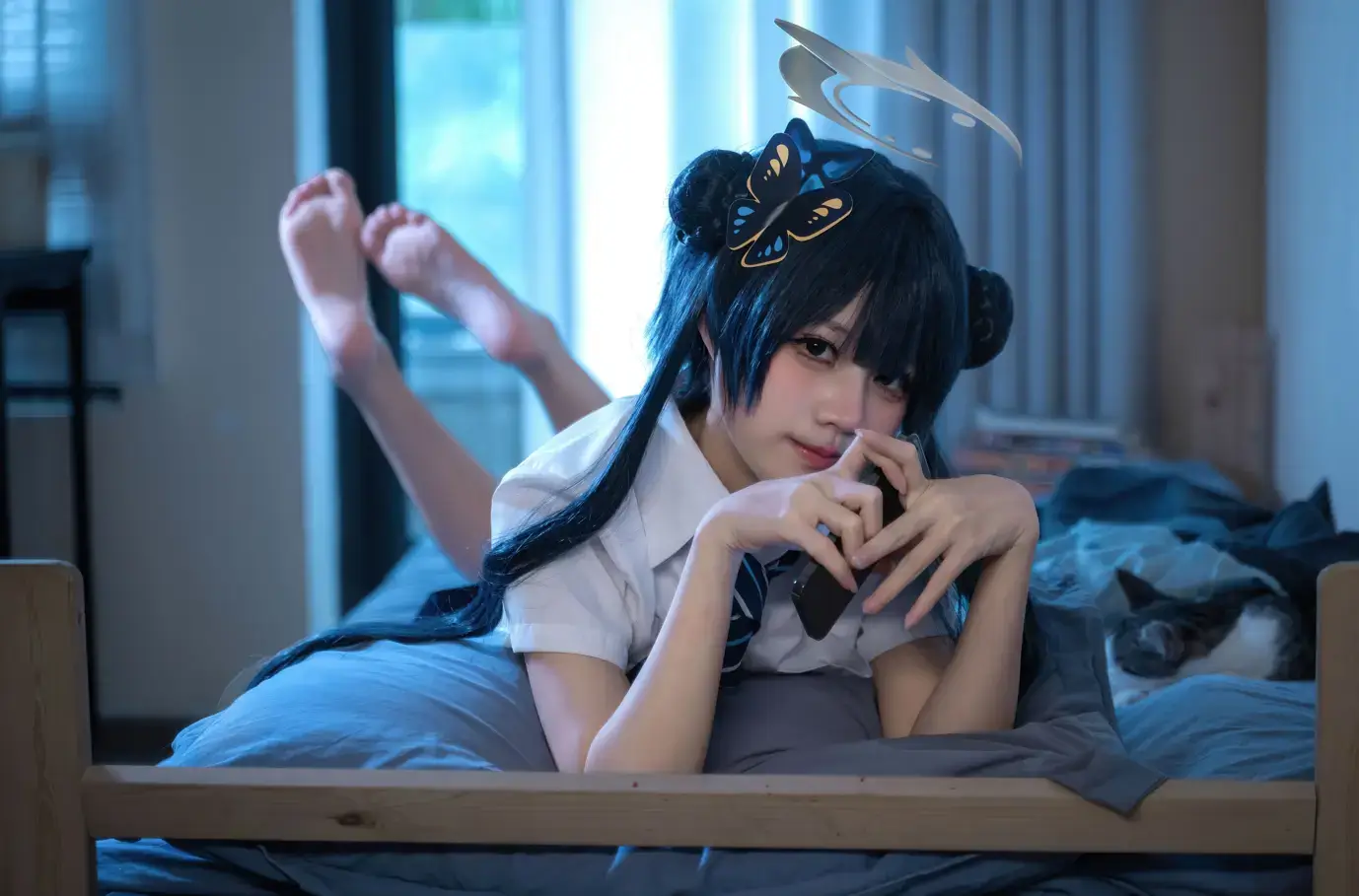 清水凪 – 蔚蓝档案 龙华妃咲JK